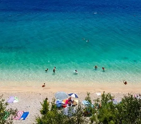 With Pool And Sea View, Next To A Sandy Beach - By Traveler Tourist Agency Krk Id 2219