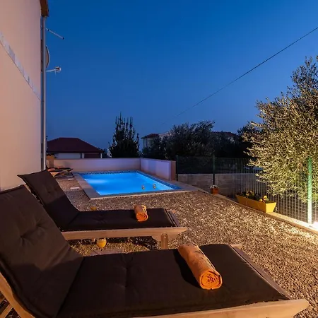 With Pool And Sea View, Next To A Sandy Beach - By Traveler Tourist Agency Krk Id 2219 Villa