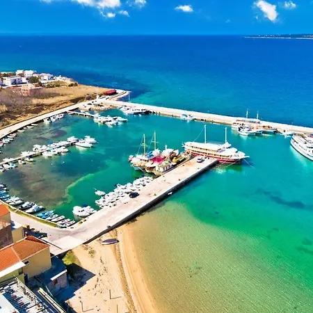 With Pool And Sea View, Next To A Sandy Beach - By Traveler Tourist Agency Krk Id 2219 *