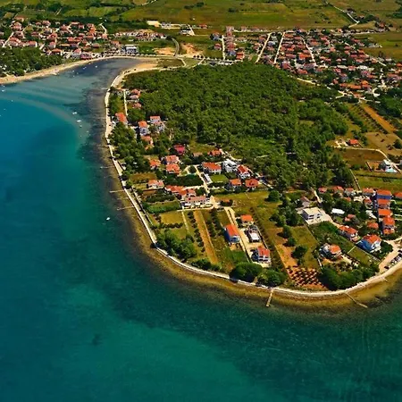 Vila With Pool And Sea View, Next To A Sandy Beach - By Traveler Tourist Agency Krk Id 2219 Privlaka (Zadar)